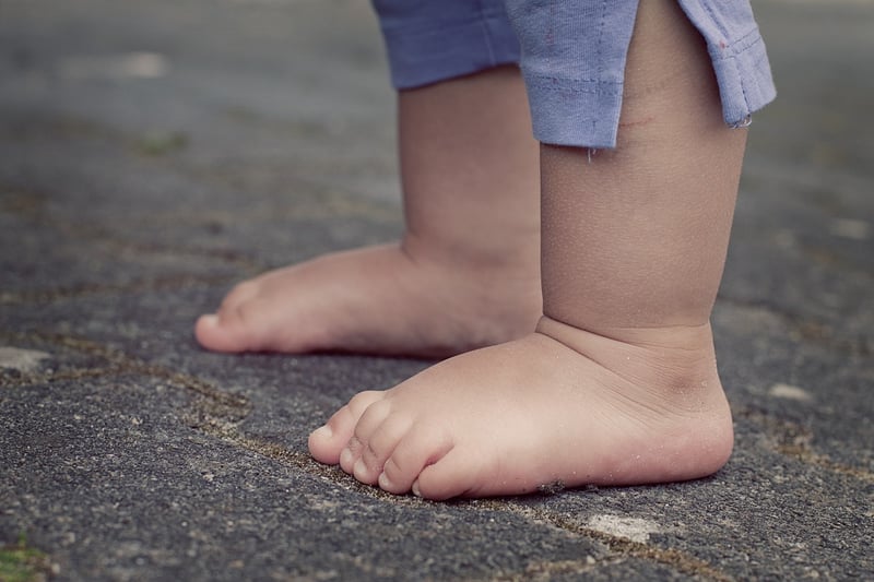 Feet in Tai Chi Stance